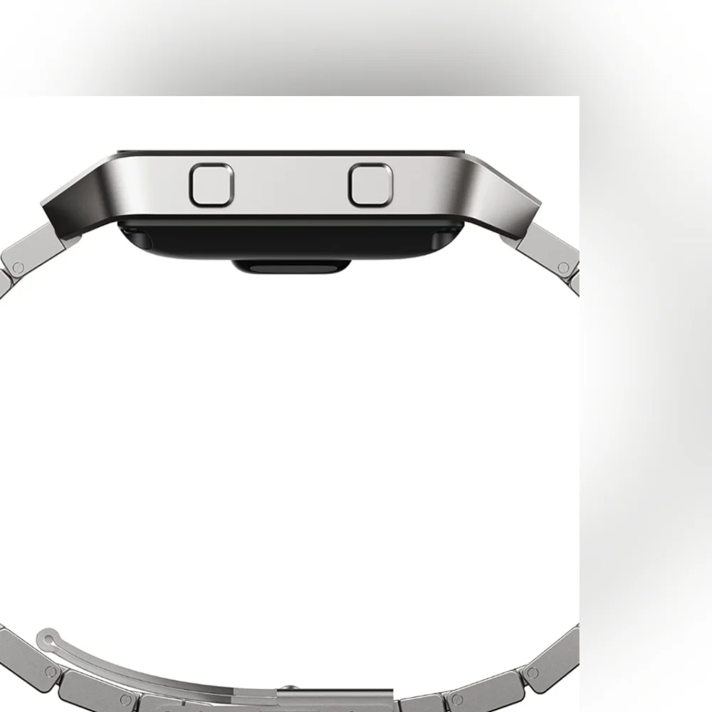 Fitbit Silver Metal Watch Band Blaze